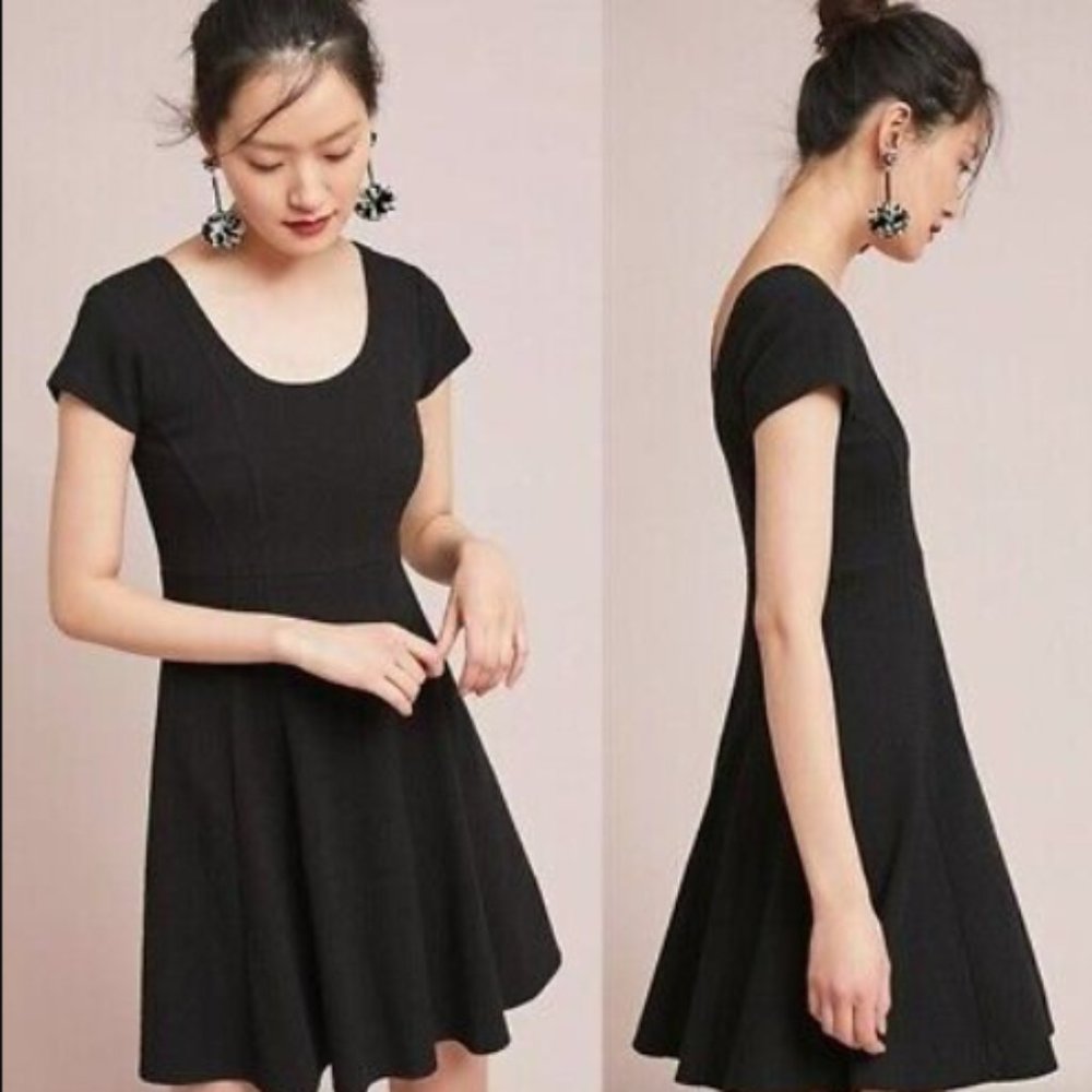 NWOT Anthropologie Maeve Regina Knit Fit & Flare Dress XXS